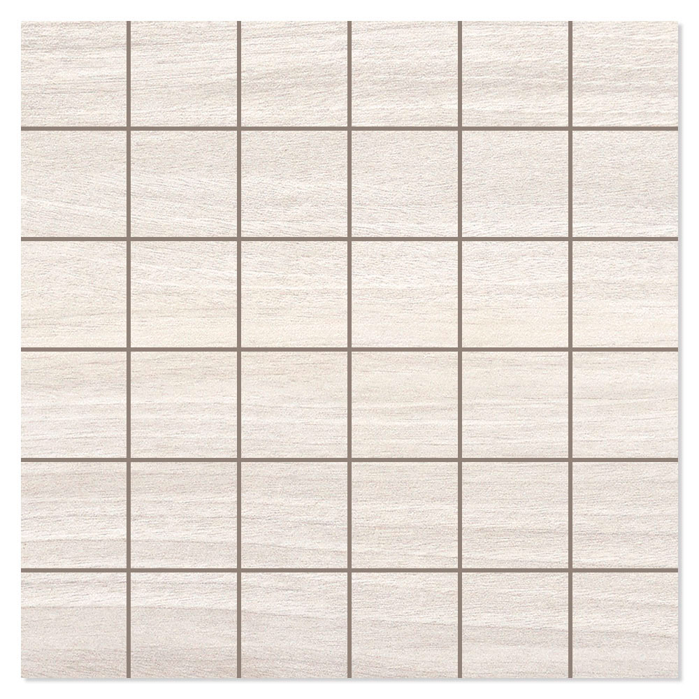 Mosaikkflis Kirova Lys Grå Matt 30x30 (5x5) cm